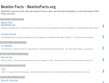 Tablet Screenshot of beatlesfacts.org